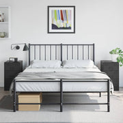 Nightstands 2 pcs 34.5x39x62 cm steel black