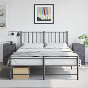 Nightstands 2 pcs 34.5x39x62 cm steel anthracite