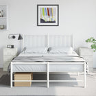 Bedside tables 2 pcs 34.5x39x62 cm steel white