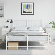 Bedside tables 2 pcs 34.5x39x62 cm steel white