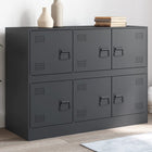 Dressoir 99x39x73 cm staal antraciet