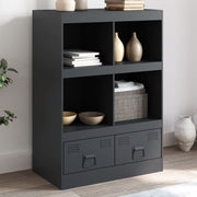 Tall cabinet 67x39x95 cm steel anthracite