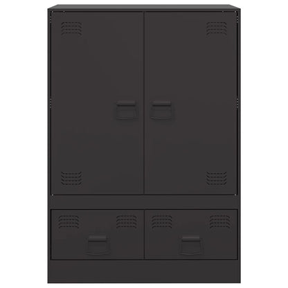 Hoge Kast 67X39X95 Cm Staal Zwart