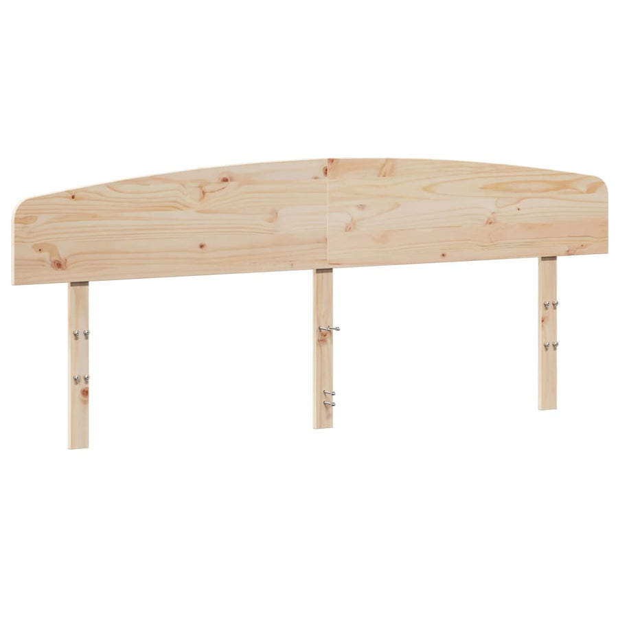 Hoofdbord Massief Grenenhout 200 cm Naturel