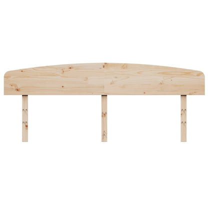 Hoofdbord Massief Grenenhout 200 cm Naturel