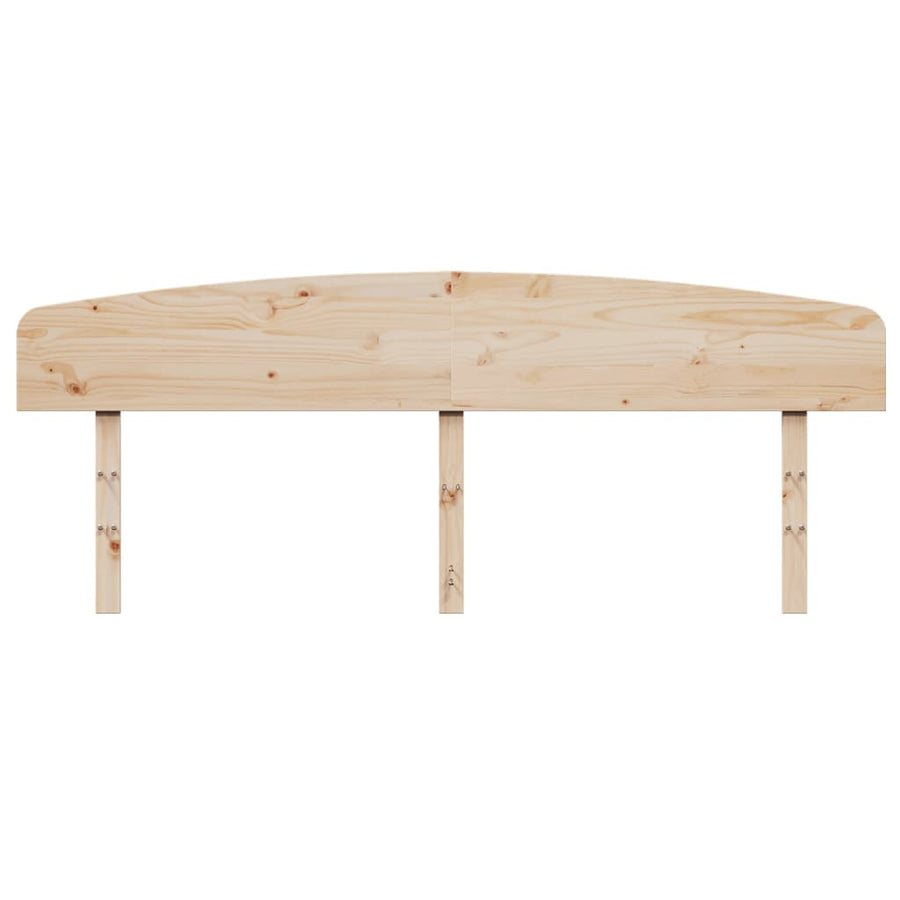 Hoofdbord Massief Grenenhout 200 cm Naturel