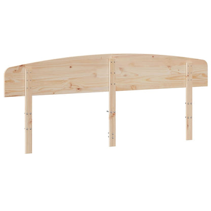 Hoofdbord Massief Grenenhout 200 cm Naturel