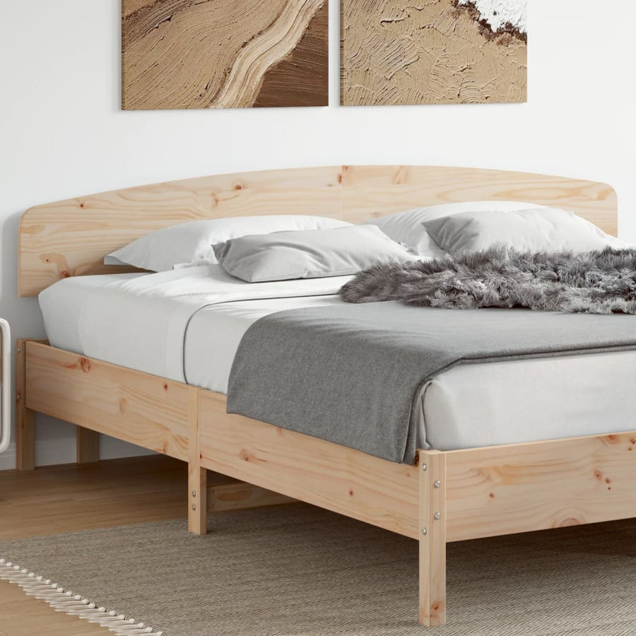 Hoofdbord Massief Grenenhout 200 cm Naturel