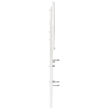 Hoofdbord Massief Grenenhout Wit 200 cm