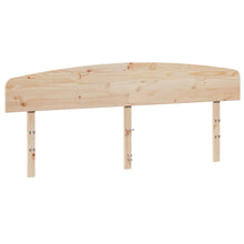 Hoofdbord Massief Grenenhout 180 cm Naturel