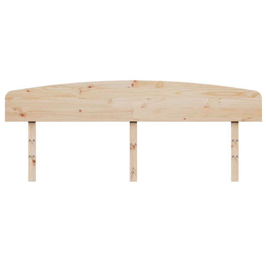 Hoofdbord Massief Grenenhout 180 cm Naturel