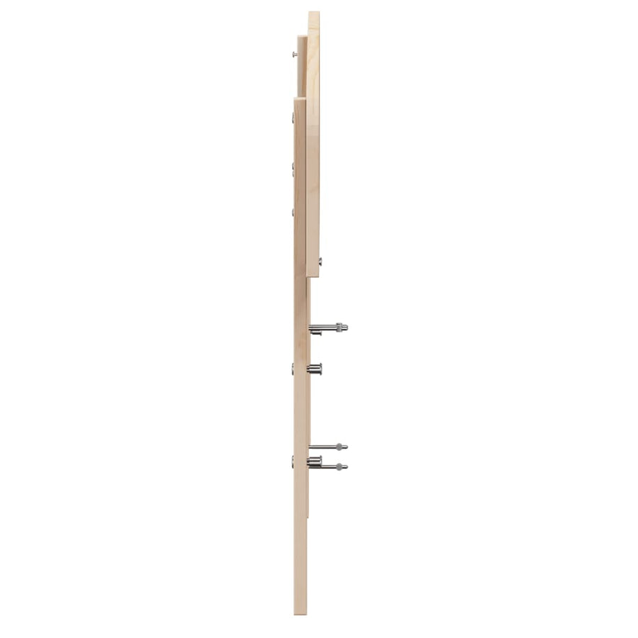 Hoofdbord Massief Grenenhout 180 cm Naturel