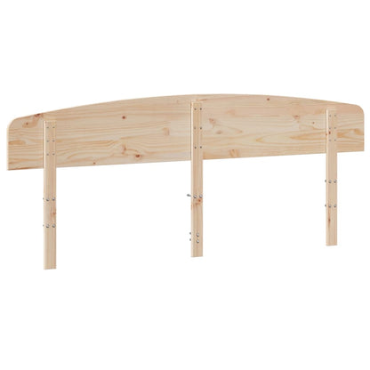 Hoofdbord Massief Grenenhout 180 cm Naturel