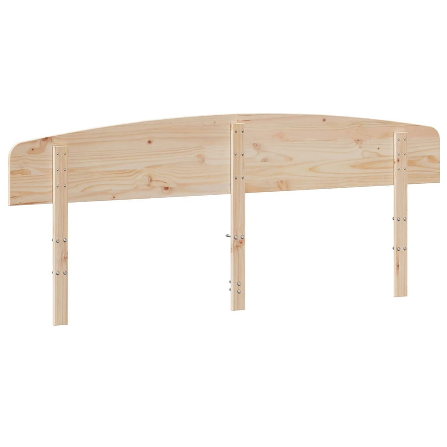 Hoofdbord Massief Grenenhout 180 cm Naturel