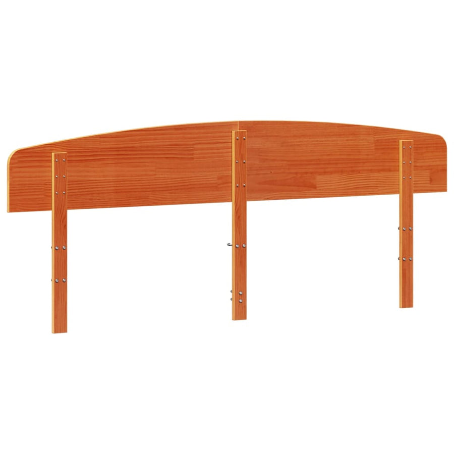 Hoofdbord Massief Grenenhout Was Bruin 180 cm