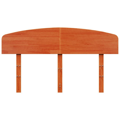 Hoofdbord Massief Grenenhout Was Bruin 140 cm