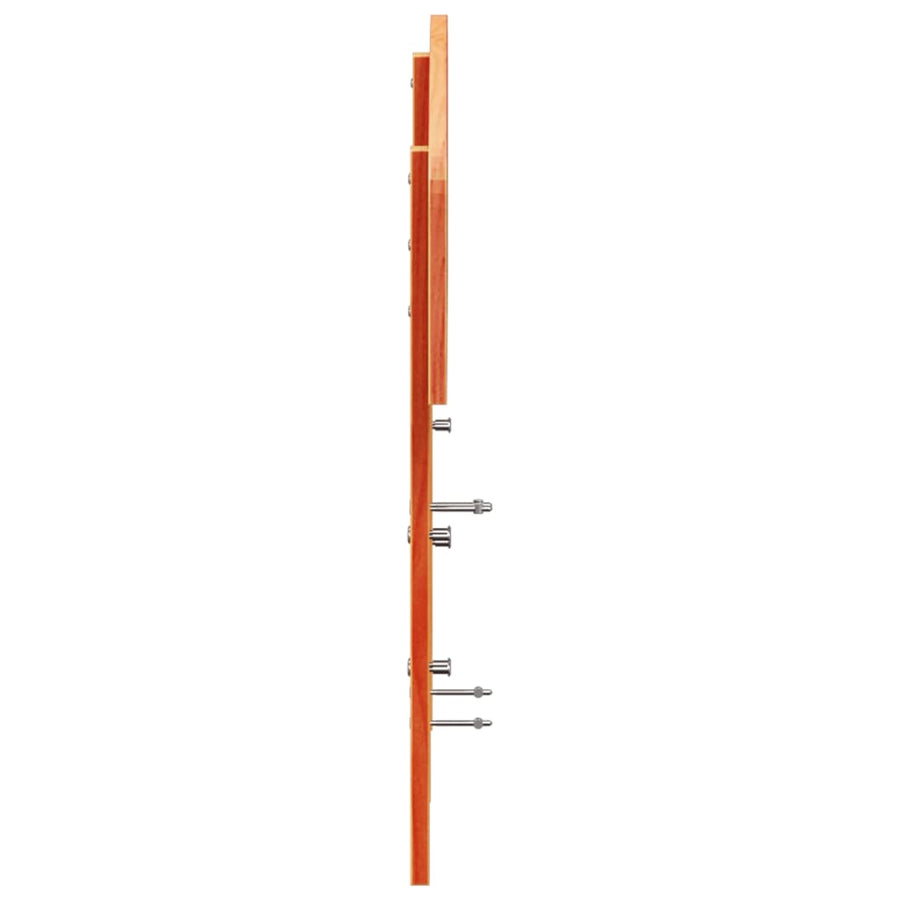 Hoofdbord Massief Grenenhout Was Bruin 140 cm