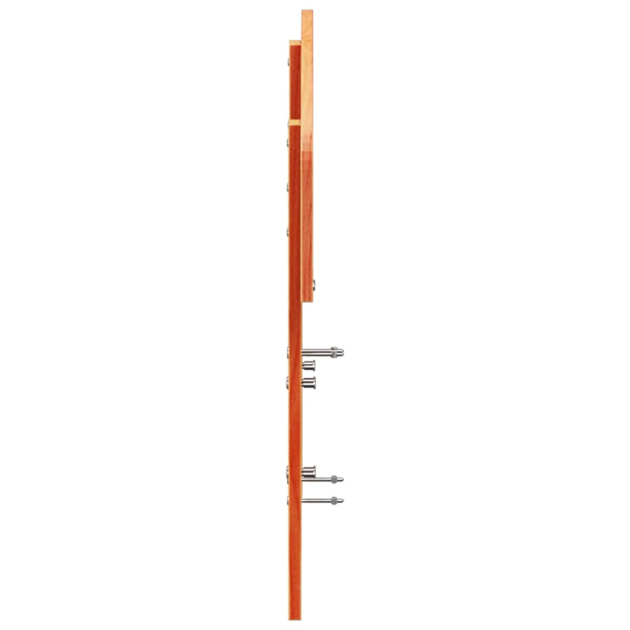 Hoofdbord Massief Grenenhout Was Bruin 135 cm