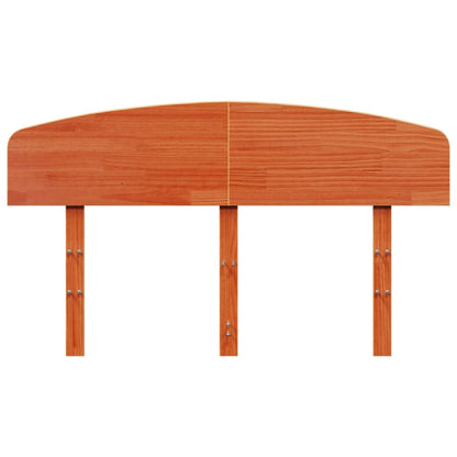 Hoofdbord Massief Grenenhout Was Bruin 120 cm