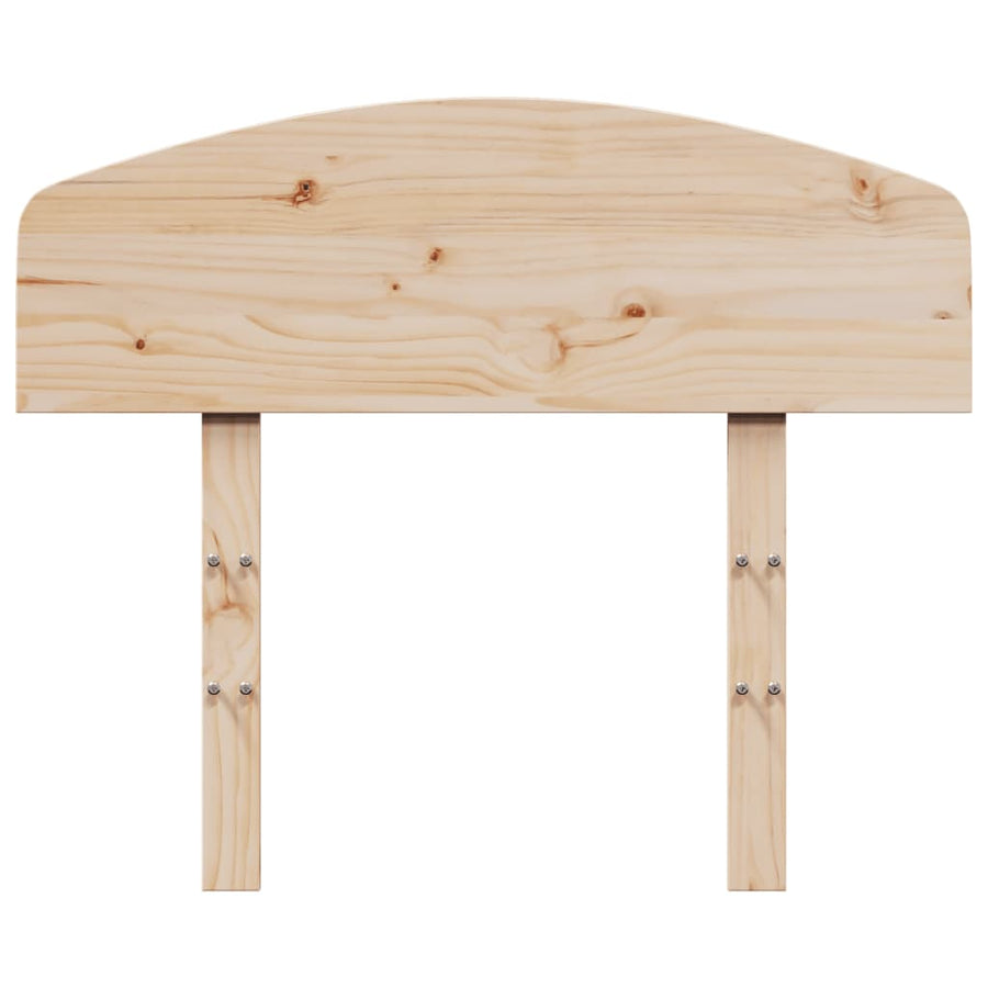 Hoofdbord Massief Grenenhout 90 cm Naturel