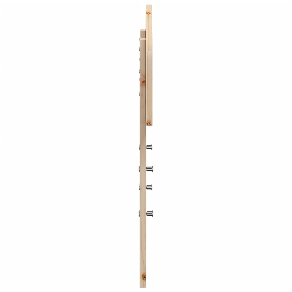 Hoofdbord Massief Grenenhout 90 cm Naturel