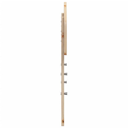 Hoofdbord Massief Grenenhout 90 cm Naturel