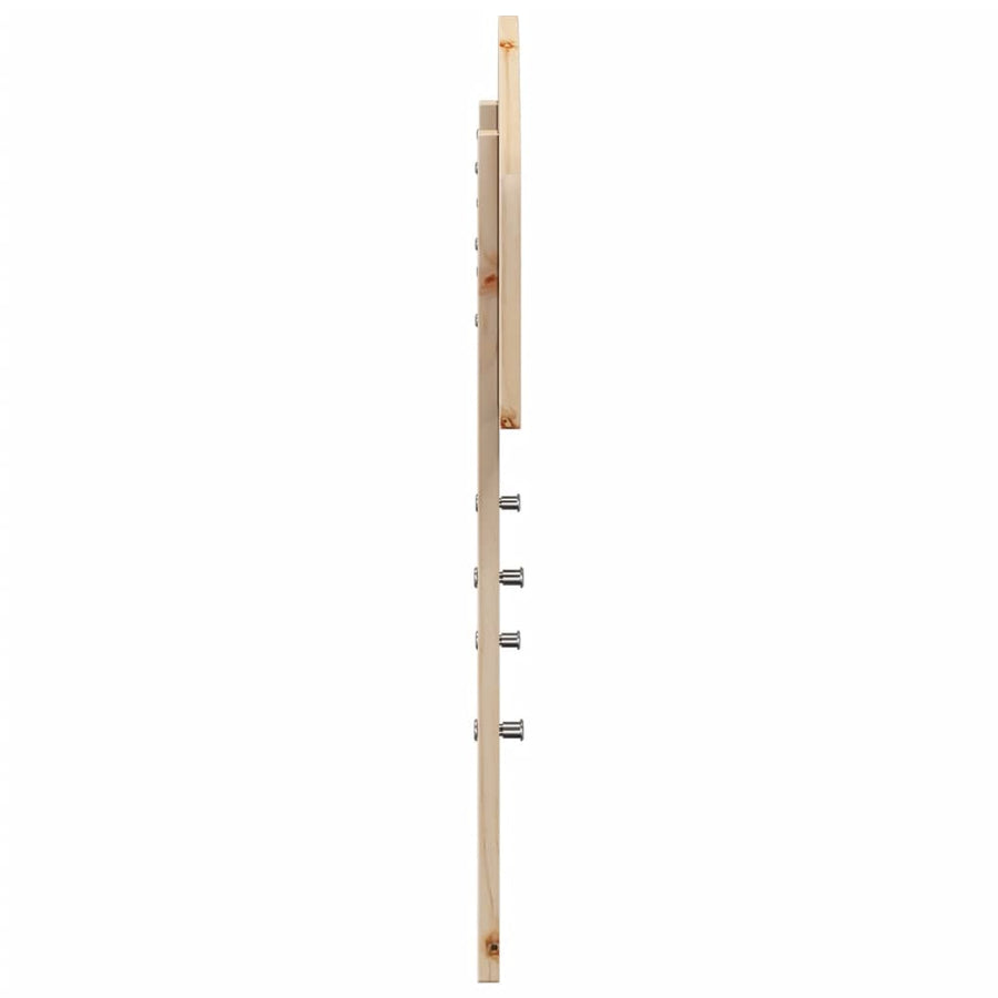 Hoofdbord Massief Grenenhout 90 cm Naturel