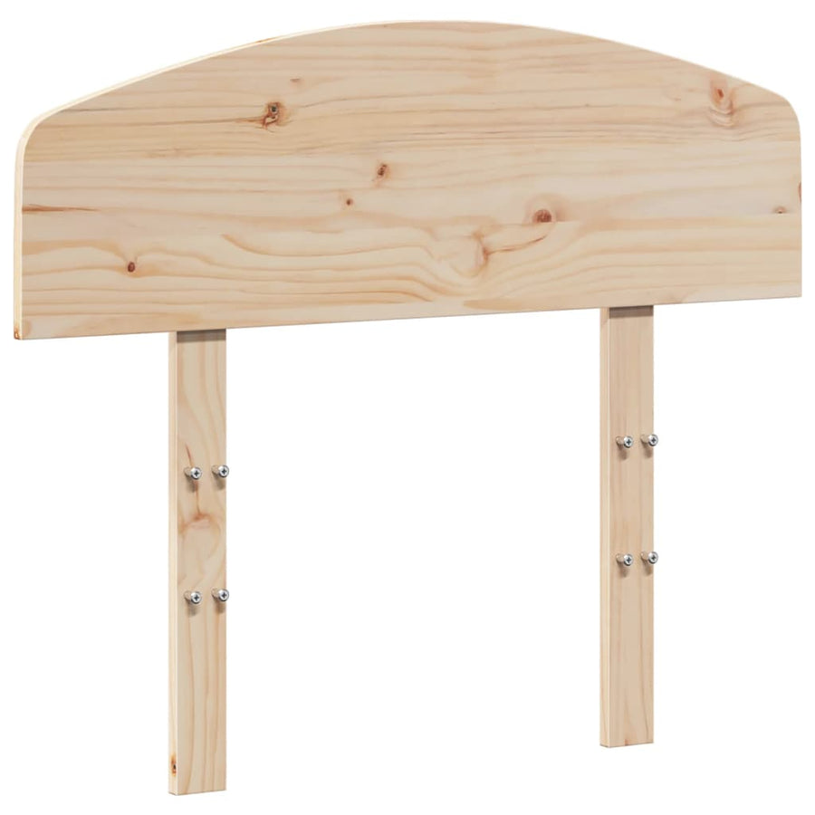 Hoofdbord Massief Grenenhout 75 cm Naturel