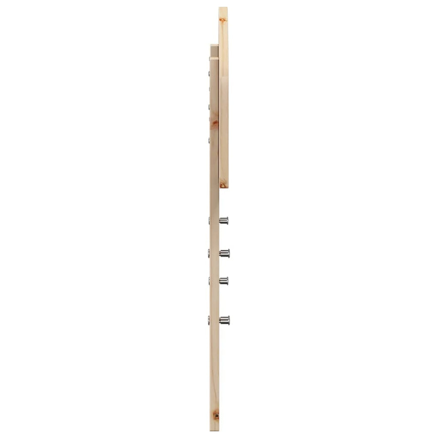 Hoofdbord Massief Grenenhout 75 cm Naturel