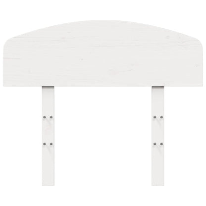 Hoofdbord Massief Grenenhout 75 cm Wit