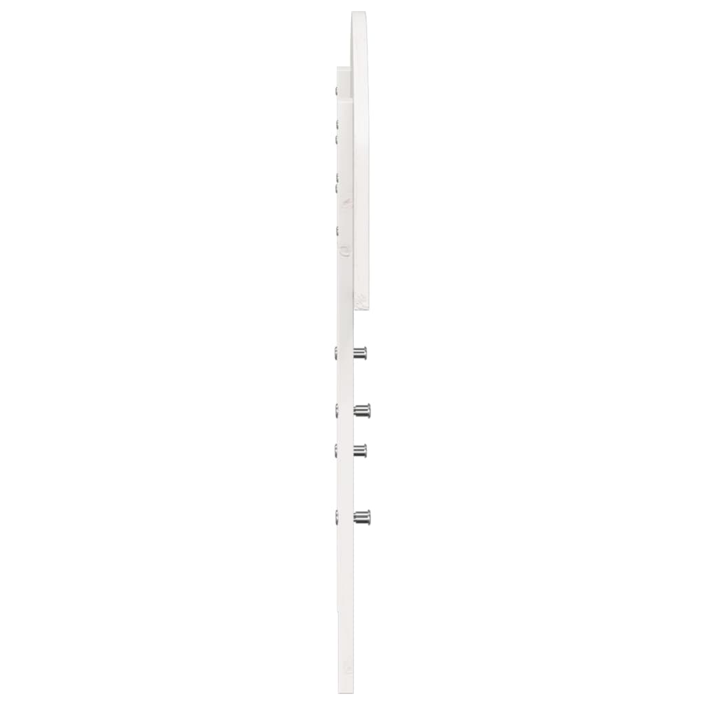 Hoofdbord Massief Grenenhout 75 cm Wit