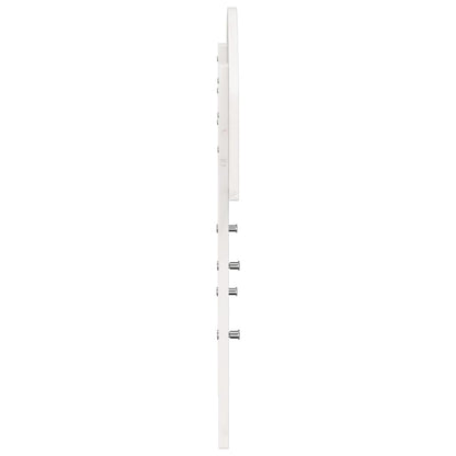 Hoofdbord Massief Grenenhout 75 cm Wit