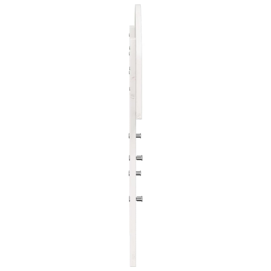 Hoofdbord Massief Grenenhout 75 cm Wit