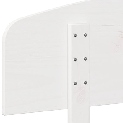 Hoofdbord Massief Grenenhout 75 cm Wit