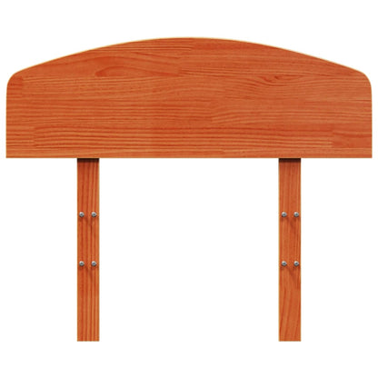 Hoofdbord Massief Grenenhout Was Bruin 75 cm