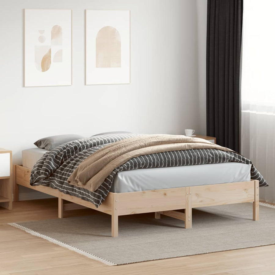 Bedframe Massief Grenenhout 150 x 200 cm