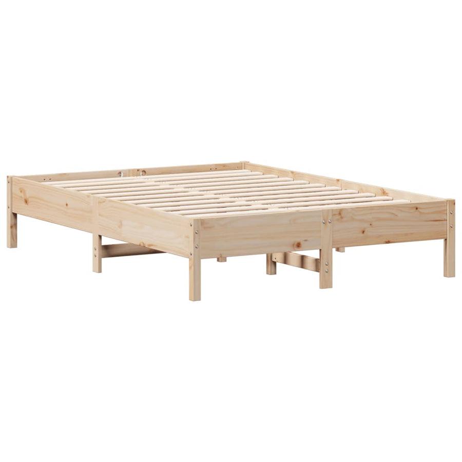 Bedframe Massief Grenenhout 140X190 Cm