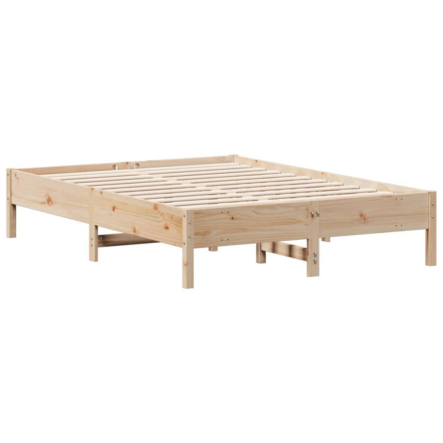 Bedframe Massief Grenenhout 140X190 Cm