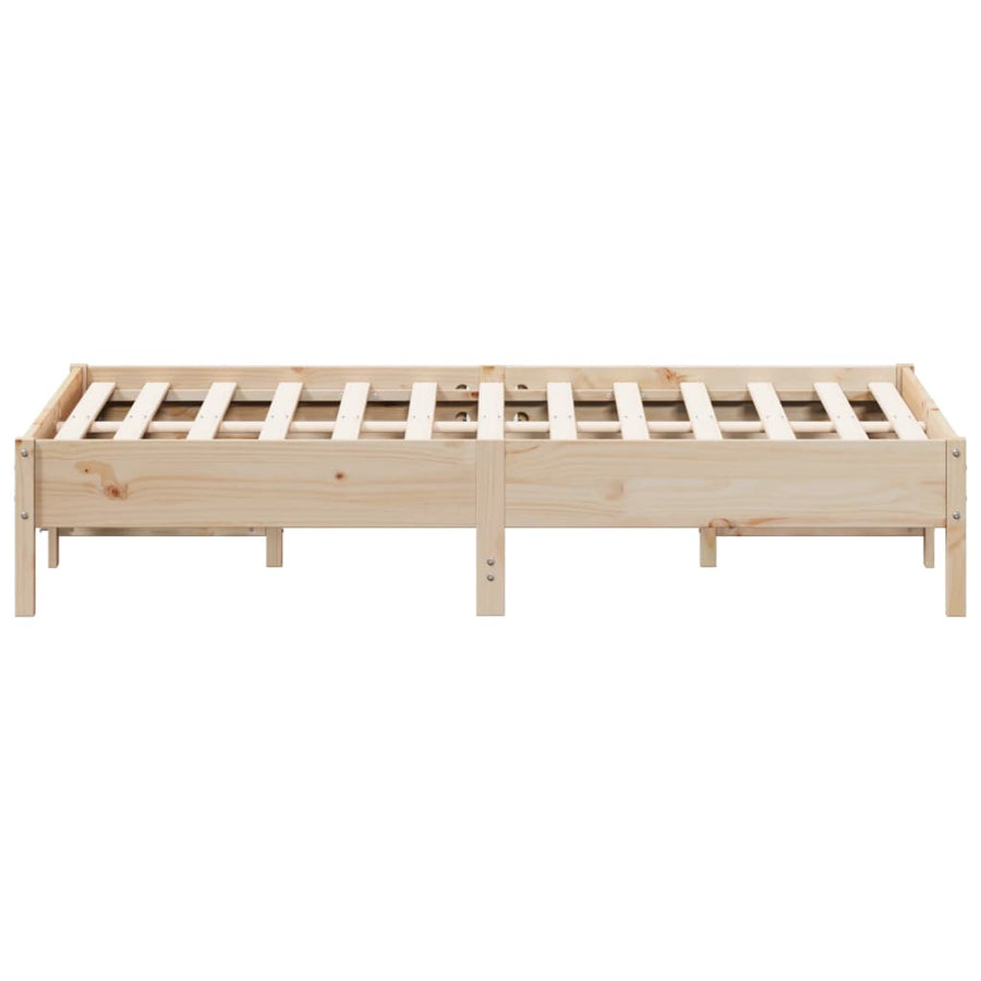 Bedframe Massief Grenenhout 135 x 190 cm