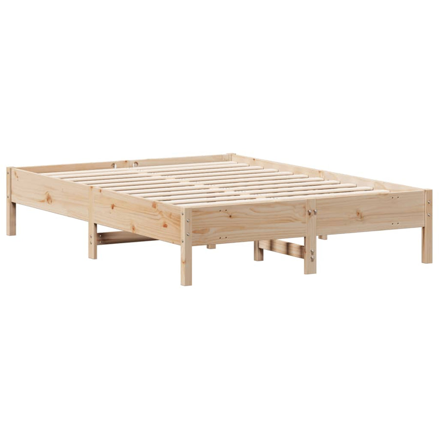 Bedframe Massief Grenenhout 120 X 190 Cm