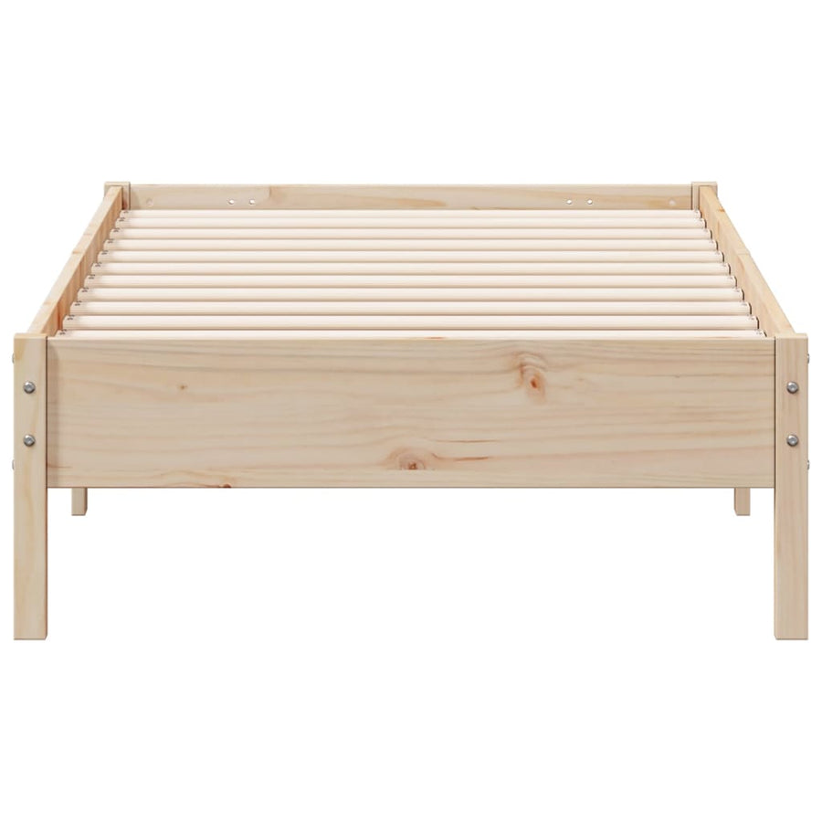 Bedframe Massief Grenenhout 75 x 190 cm