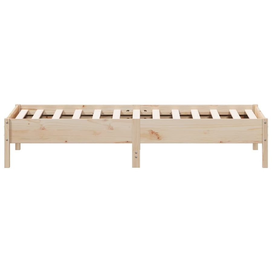 Bedframe Massief Grenenhout 75 x 190 cm