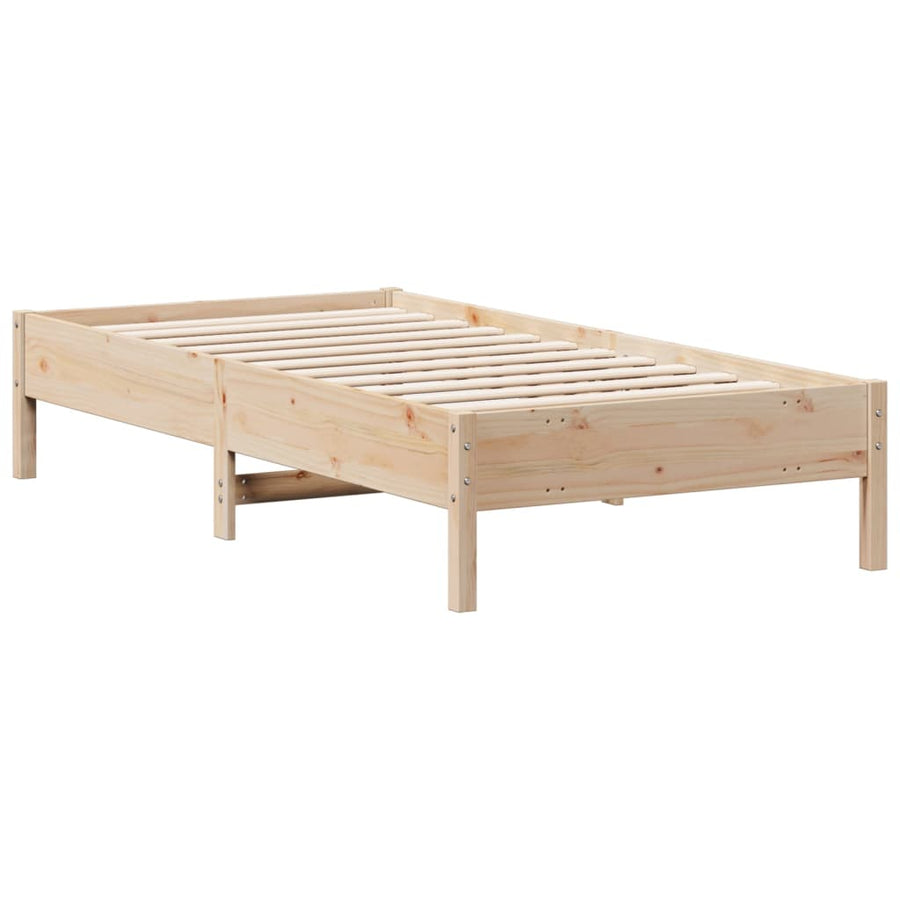 Bedframe Massief Grenenhout 75 x 190 cm