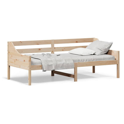 Slaapbank zonder matras 80x200 cm massief grenenhout
