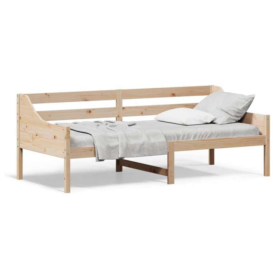 Slaapbank zonder matras 80x200 cm massief grenenhout