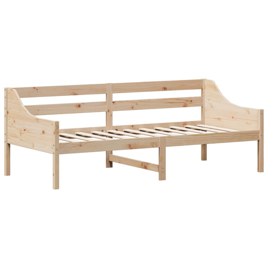 Slaapbank zonder matras 80x200 cm massief grenenhout