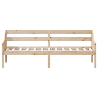 Slaapbank zonder matras 80x200 cm massief grenenhout