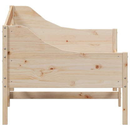 Slaapbank zonder matras 80x200 cm massief grenenhout