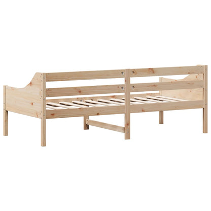 Slaapbank zonder matras 80x200 cm massief grenenhout