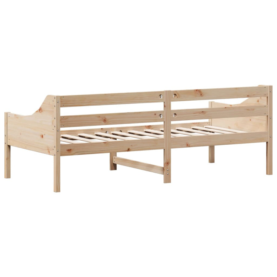 Slaapbank zonder matras 80x200 cm massief grenenhout